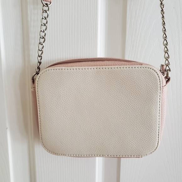 Nine West Half Chain Strap Pink crossbody purse - Picture 3 of 10